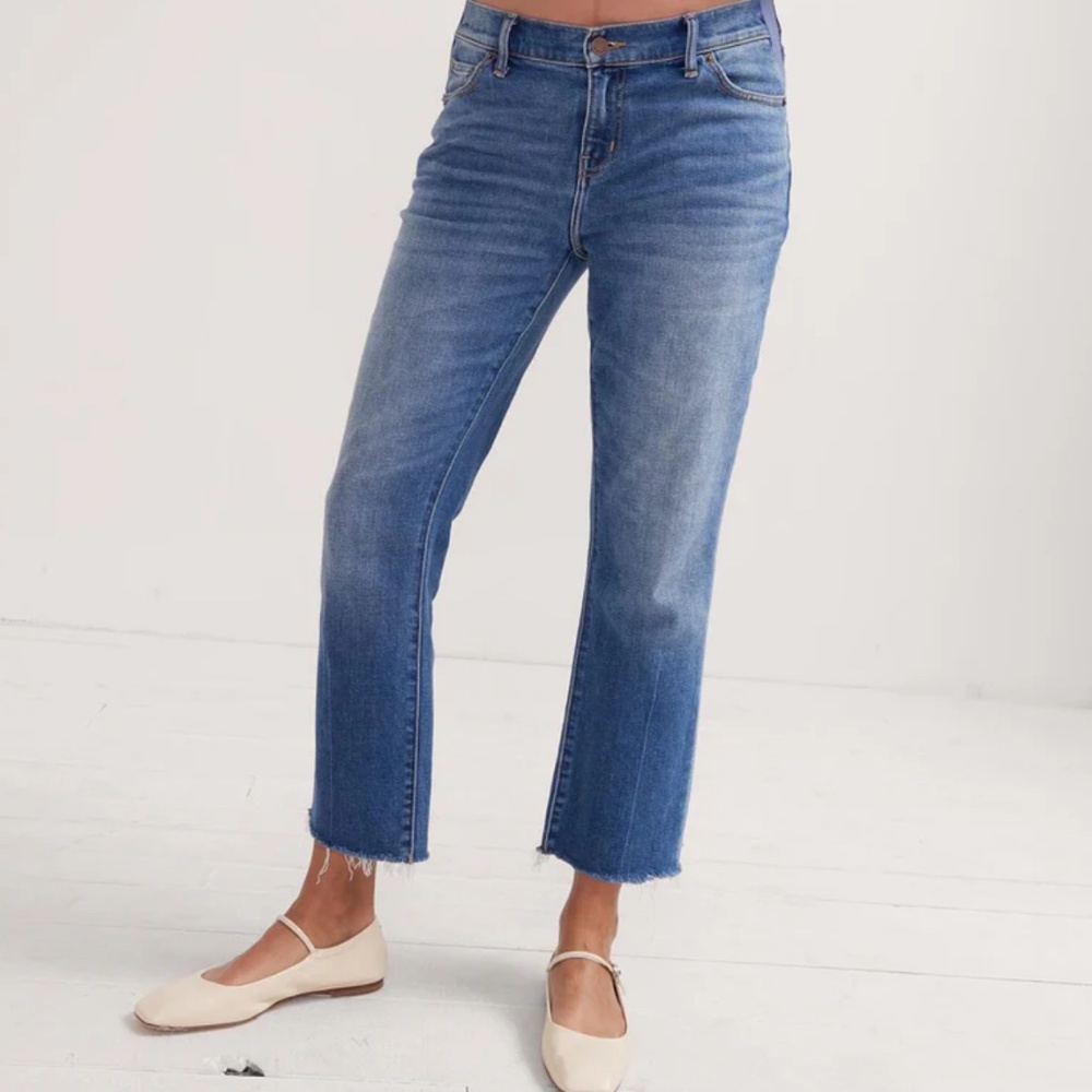 Hatch Maternity Cropped Jeans size 33 NWT